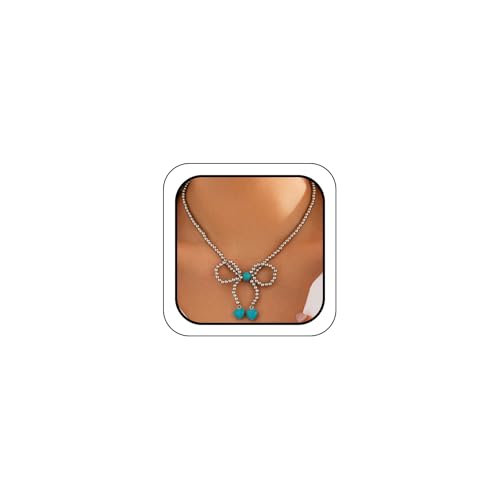 Collier turquoise bohème idéal pour rehausser un look festival cowgirl chic avec ses perles