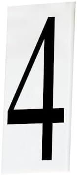Maxim 53614WT House Number 4, White