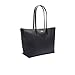 Lacoste Women's L.12.12 Concept Large Tote Bag, Black/Black/Black, One Size