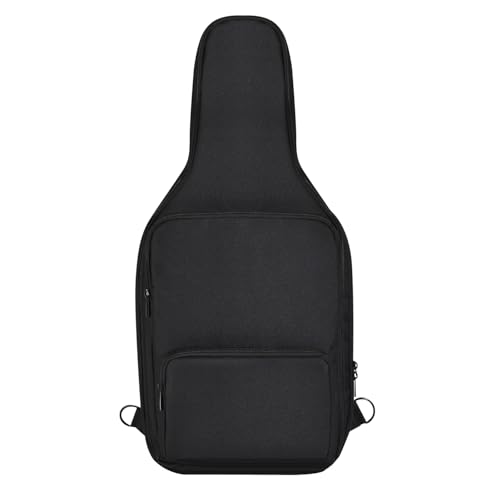 Hard Shell Travel Case for Riffmaster Wireless Guitar Controller - Shockproof Protective Storage Bag Fits PlayStation & Xbox, with Adjustable Backpack Straps & Front Pockets, Holds 14” Laptop