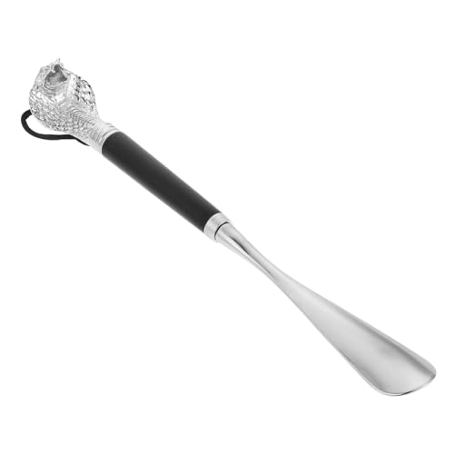 Chausse-pied long tête de serpent Homoyoyo luxe en alliage de zinc marron