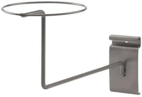 Exhibición de sombrero de acero crudo Boutique para rejilla de alambre 8-58 "x 10-34" x 3" H