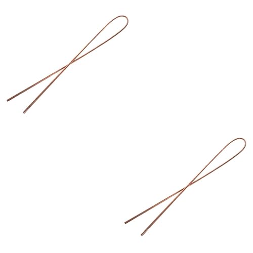 SOLUSTRE 2pcs Smooth Cutting 5mm Diameter Metal Rod Zinc Coated for DIY Projects