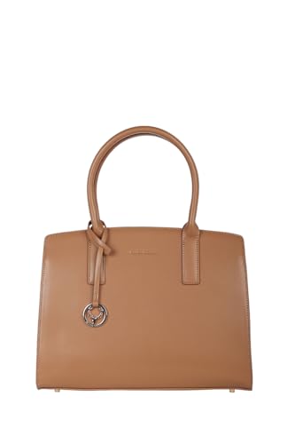 Image of Allen Solly Women's Large Tote Shoulder Bag | Vegan Leather | Textured Finish | Lightweight & Durable | Everyday Use