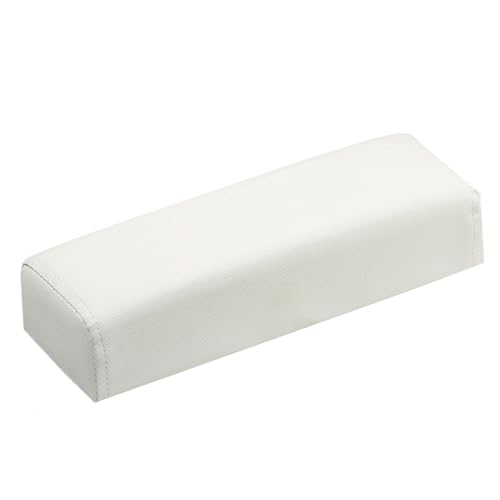 TANG SONG - TANG SONG Rectangle Sponge Manicure Hand Rest Pillow Nail Stand Hand Holder Nail Table Manicure Armrest Cushion (White)