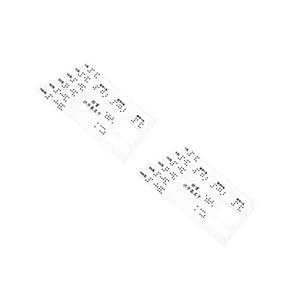 Frcolor 2St Braille-Schablone XEIL0410 Schreibhilfe