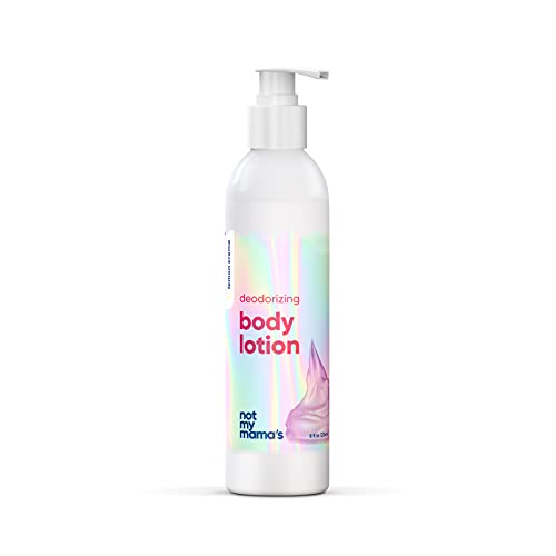 Not My Mama's Deodorizing Body Lotion for Kids - All Natural, Lemon Creme Scent, 8 oz.