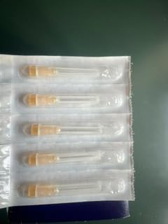 Microlance 25Gx25mm tubos de dispensación de acero inoxidable paquete de 100 unidades