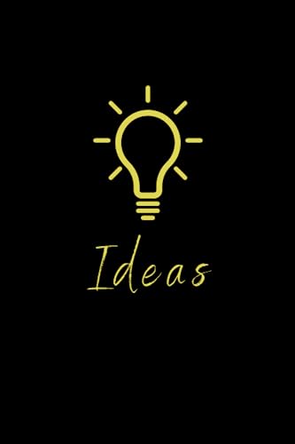 Generic Ideas Notebook For Entrepreneurs: Paperback Planner For Ideas (2019)