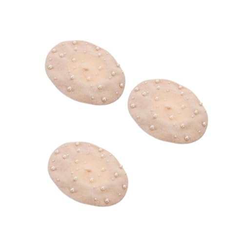 Béret en laine beige Homoyoyo pour femme, bonnet d'artiste chaud taille unique