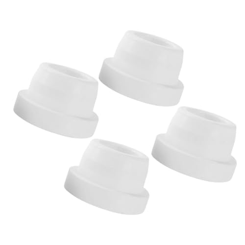 Toddmomy 4pièces Lot de Bouchons Intérieurs pour Échelle De Piscine Capuchons Caoutchouc Protection Anti-Rayures pour Piscine Creusée Installation Facile