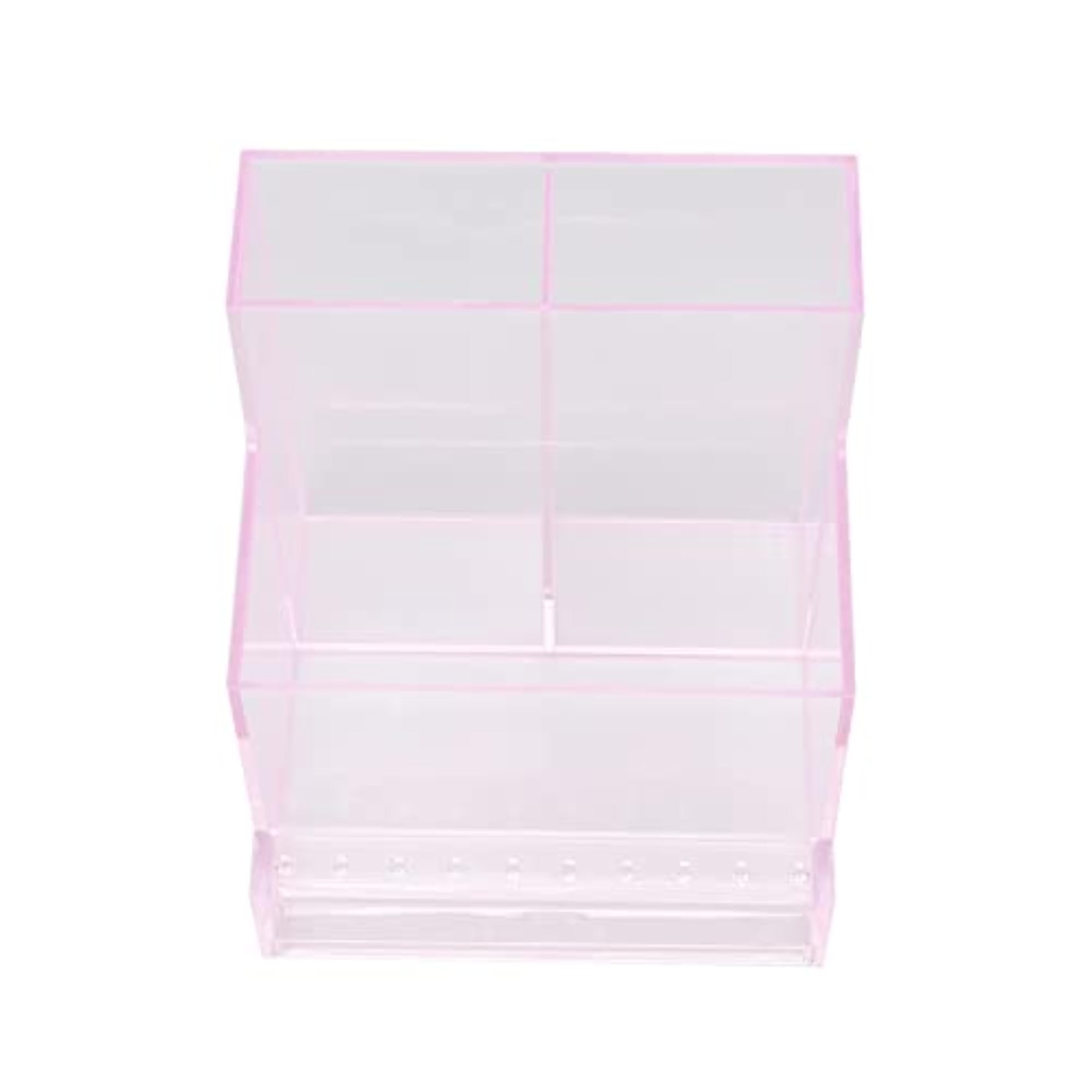Multifunctional Nail Piercing Machine Storage Box, Pink