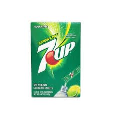 7 Up Sugar Free Naturally Lemon Lime Flavoured with Other Natural Flavour Drink Mix 6 Packets, 13.2g (Imported)