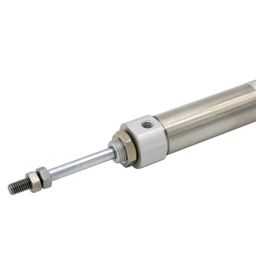 Cilindro neumático de vástago simple CDJ2D10 con carrera ajustable de 10 a 200 mm 5