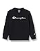 Champion Legacy- Classic Logo Crewneck Felpa da Bambino, Nero, 13-14 anni