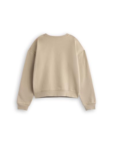 Pusheen Girls Sweatshirt & Joggers Set | Kids Big Character Face Graphic Print Sweater & Bottoms in Beige3