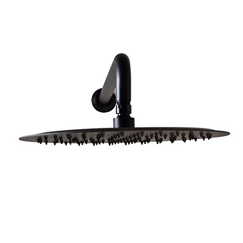 Pomme de douche haute pression effet pluie Westbrass COSHR1200-62 fine 1/2" IPS - 2