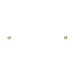 14k REAL Yellow Gold 2mm Ball Stud Earrings with Screw Backs