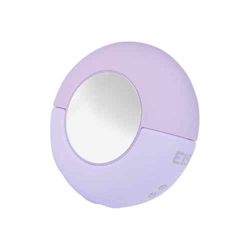 EIS, vibromasseur, vibromasseur discret à poser en silicone, 7,6 cm, étanche (IPX7), rechargeable, 2 moteurs avec 10 programmes de vibrations chacun, matériau sans danger pour la peau