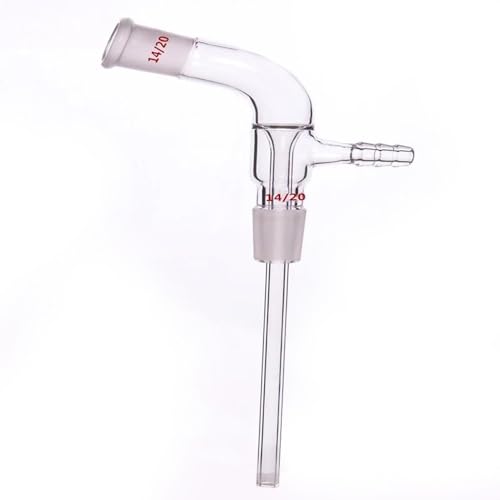 Tube récepteur à vide en verre borosilicaté supérieur à col long et joints rodés