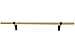 Barre Trainer 1.5 inch Single Bar Traditional Wood Fixed Wall Mount Ballet Barre (5)