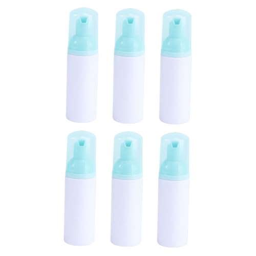 NIYANGLE 6Piezas Jabón De Plástico Unidades Recargable para Limpiadores Faciales y Champús para Doméstico y Hotelero