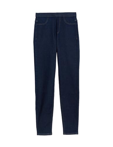 Image of Marks & Spencer Womens Light Wash High Rise Skinny Fit Jegging