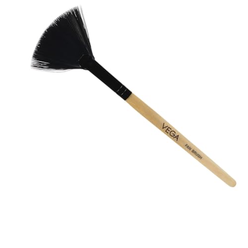 Image of VEGA Fan Makeup Brush, (EV-11) - Wooden