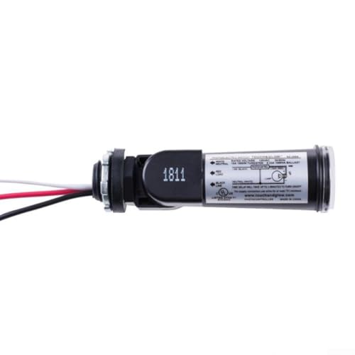 Sensor de control de iluminación para exteriores del atardecer al amanecer, 120 V para lámparas incandescentes y LED con diseño resistente a la intemperie