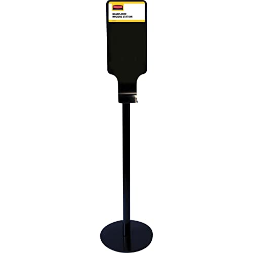 Handhygienestation Stahl schwarz freistehend