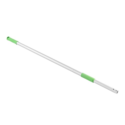 Image of Restaurantware Telescopic Mop Handle - 60-Inch Aluminum Adjustable Heavy-Duty Cleaning Tool With Ergonomic Grip - Green