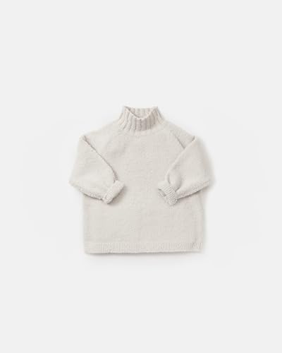 7AM Boxy Mock Neck Sweater Fuzzy4