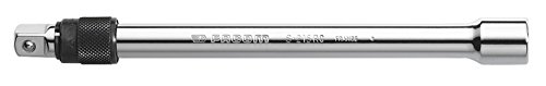 FACOM S.215RC 1/2 Inch Extension with Latch, Length 250 mm, Pack of 1, Silver