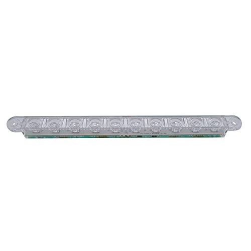 United Pacific 10 Led 9" Turn Signal Light Bar - Amber Led/Clear Lens, 38944 #TOP1
