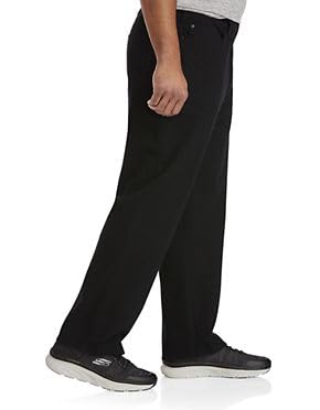 True Nation by DXL Men's Big and Tall Black Relaxed-Fit Stretch Jeans3