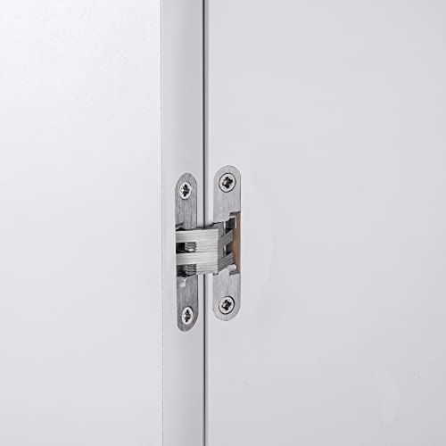Gedotec Drill-in Hinge in Stainless Steel Look, 2 Pieces, 12 x 59 mm - Image 4