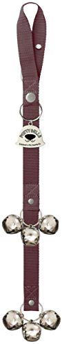 Caldwell's Pet Supply Co. Potty Bells Housetraining Dog Doorbells for Dog Training and Housebreaking Your Dog Loud Dog Door Bell for Potty Training Puppies and Dogs (One Potty Bell - Brown)