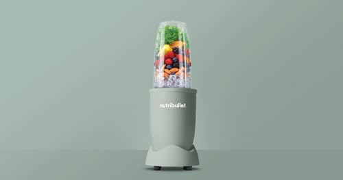 nutribullet Pro 900, Elektrischer Mixer, zerkleinerer, Smoothie Mixer, Multifunktionsmixer, 900w leistung, 900ml und 710ml Becher, Matt Jade, NB910MAJD – Bild 5