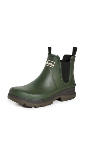 Barbour Uomo Stivali Di Gomma Nimbus, Olive, 39.5 EU