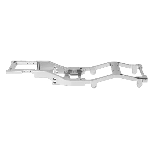 For MN82 LC79 1/12 メタルシャーシフレームボディ統合フレームアルミRCカーパーツアクセサリーアップグレード交換修理用 RCフレームシャーシ(Silver)