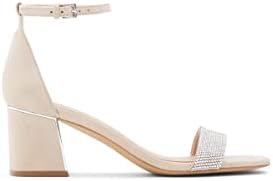 ALDO Women's Kedeaviel Heeled Sandal, Bone, 6 | Image 3