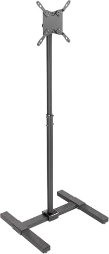 RICOO TV Ständer Neigbar Höhenverstellbar Universal für 13-34 Zoll, Fernsehständer FS0522, Stand Fernseh Standfuß Bodenständer Fernseher Standfuss bis 20 Kg max VESA 200x200 mm, TV Standfüße