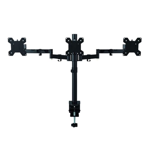 Support moniteur triple écran réglable pour aligner 3 écrans sans encombrement - 2