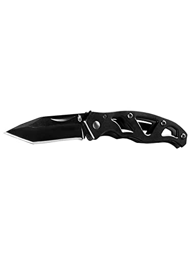 Gerber Gear 31-001729N Paraframe Mini Knife, Tanto Knife, Small Pocket Knife, Edc, Black #TOP2
