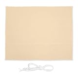 Para exterior: vela de sombra beige de poliéster firme, resistente al agua y apto para la intemperie