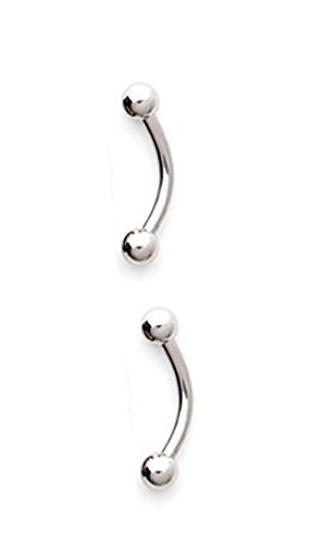See full amazon price history chart for Gozby WellPoint Eyebrow Piercing Earrings Surgical Silver Studs Stainless Steel Curve Double Ball Barbell Earring Gozby WellPoint Eyebrow Piercing Earrings Surgical Silver Studs Stainless Steel Curve Double Ball Barbell Earring (B07DVV6LLY) Amazon Price History, Amazon Price Tracker