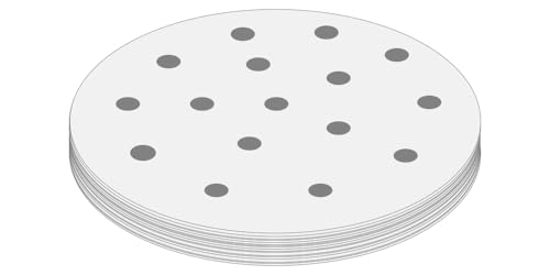 Winco HBP-PR100 Perforated Round 4-Inch-Diameter Patty Paper, 500 Sheets