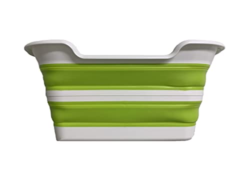 CUBO PLEGABLE MULTIUSOS RECTANGULAR VERDE 27L