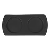 TOKIDNY Antirutsch Holztablett als Stabile Basis für Manuelle Pfeffermühlen und Salzstreuer Rutschfester Untersetzer für Sicheren Halt in Küche und Haushalt Praktischer Gewürzhalter