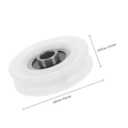 Poleas de ranura en U ruedas de polea pequeñas de 11,5 mm para cajones minkissy 2